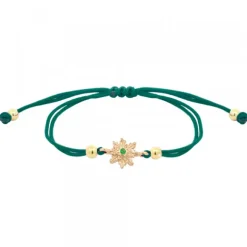 Pulsera Basic Colors Verde Eguzkilore Dorado