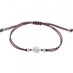 Pulsera Basic Marrón Eguzkilore Plata