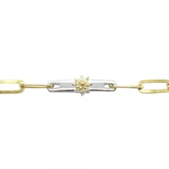 Pulsera Bayona Eslabones Plata Bicolor