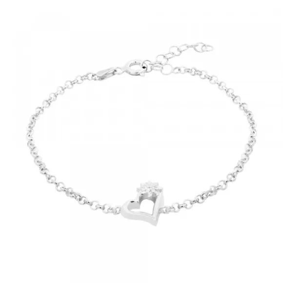 Pulsera Bihotza Plata