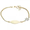 Pulsera Chapa Bautizo Oro 18kt. Personalizable