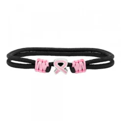 Pulsera Contra el Cáncer de Máma Lazo Rosa