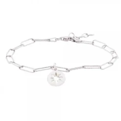 Pulsera Eslabones Martelé de Plata