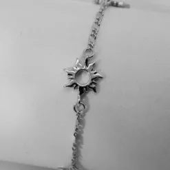 Pulsera Mountain de Plata con 3 Eguzkilore