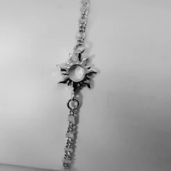 Pulsera Mountain de Plata con Eslabón Alargado