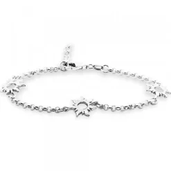 Pulsera Mountain de Plata y 3 Eguzkilore