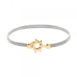 Pulsera Mountain Rígida Acero Bicolor