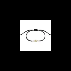 Pulsera Zero Oro 18kt. y Macramé