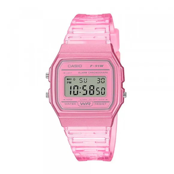 Reloj Casio F-91WS-4EF Rosa
